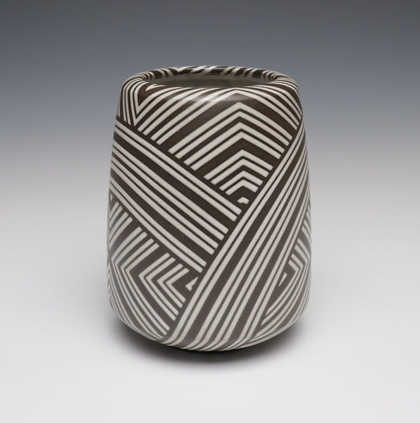 Vessel with Line, Lots of Them - 19cm / 7.5in High