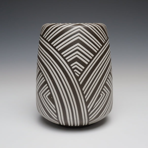 Vessel with Line, Lots of Them - 19cm / 7.5in High