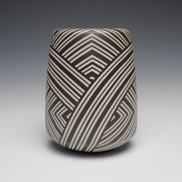 Vessel with Line, Lots of Them - 19cm / 7.5in High