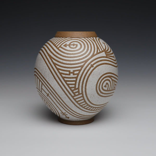 Round Lines Around - 21cm / 8.3in High