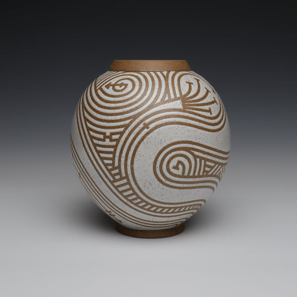 Round Lines Around - 21cm / 8.3in High