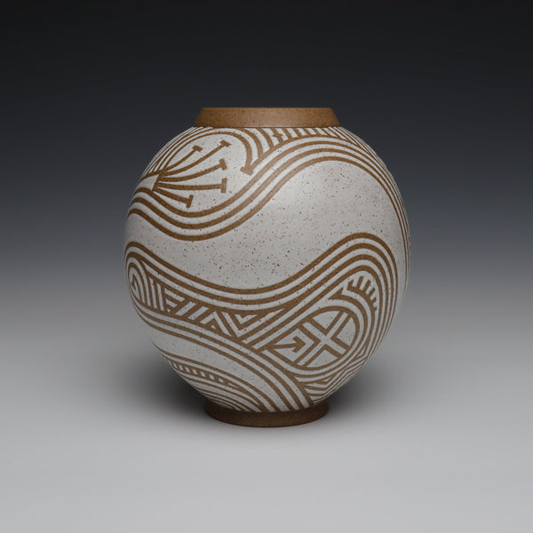 Round Lines Around - 21cm / 8.3in High