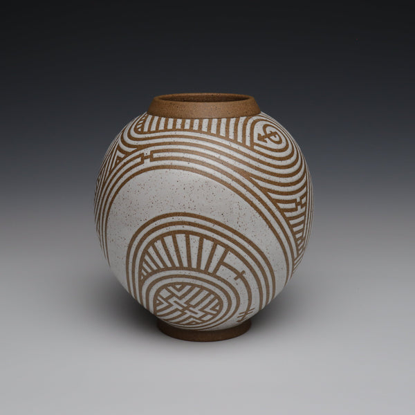 Round Lines Around - 21cm / 8.3in High