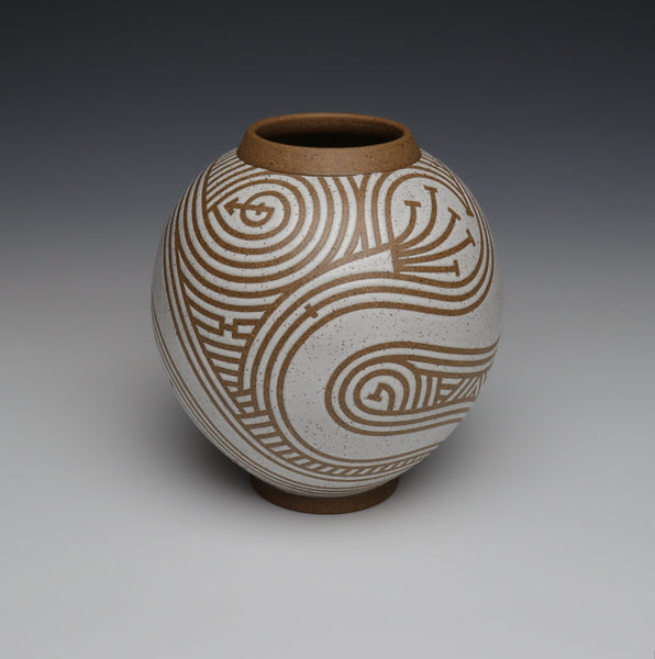 Round Lines Around - 21cm / 8.3in High