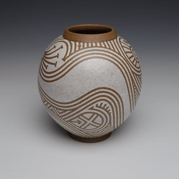 Round Lines Around - 21cm / 8.3in High