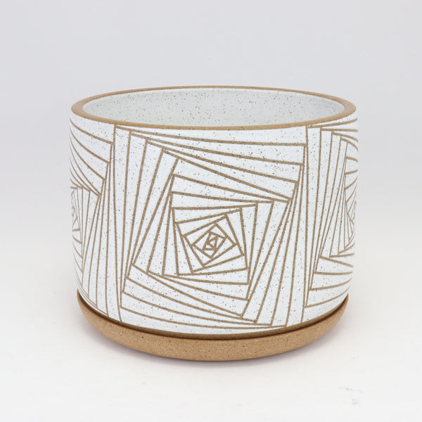 Reversed Paradox Planter on Speckled Clay 7.25 in / 18.5 cm Wide