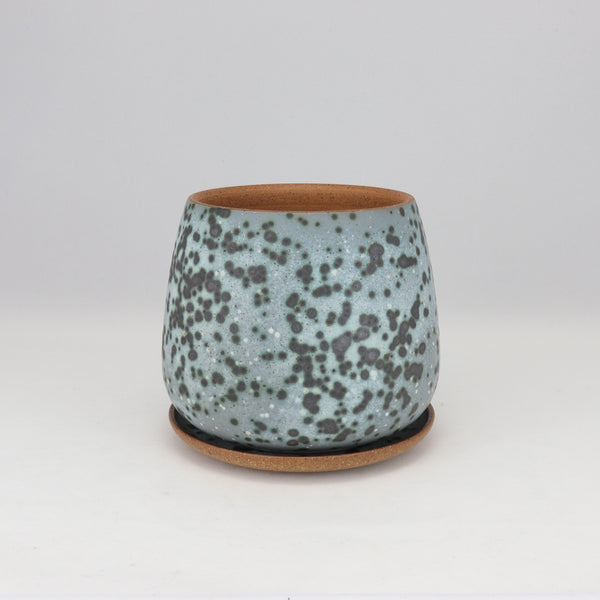 Moonscape Planter on Speckled Clay, 4.5 in / 11.5 cm Wide