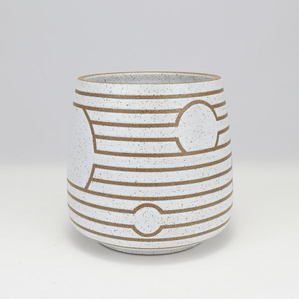 Rising Planter on Speckled Clay, 6 in / 15.5 cm Tall (P13)