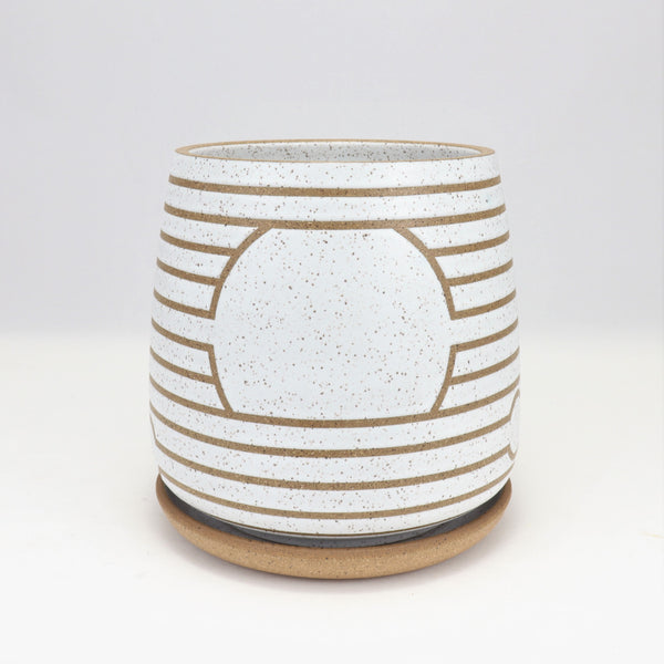 Rising Planter on Speckled Clay, 6 in / 15.5 cm Tall (P13)