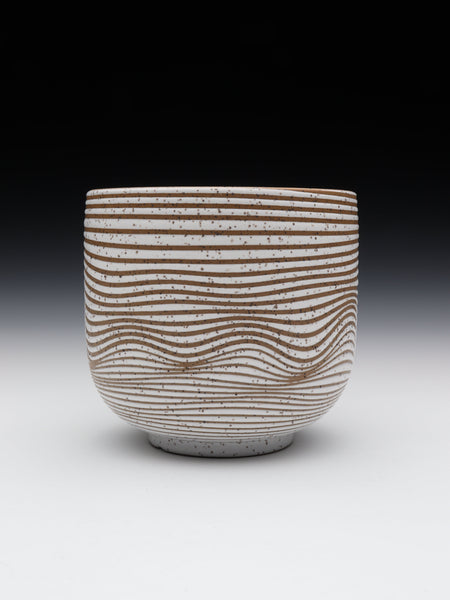 Small Wavy Planter [3.9in / 10cm Tall]