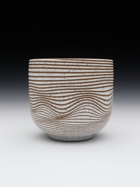 Small Wavy Planter [3.9in / 10cm Tall]