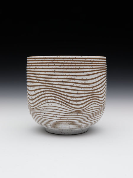 Small Wavy Planter [3.9in / 10cm Tall]