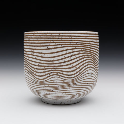 Small Wavy Planter [3.9in / 10cm Tall]