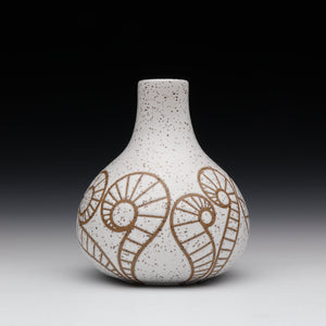 Spiral Bud Vase [4.3in / 11cm Tall]