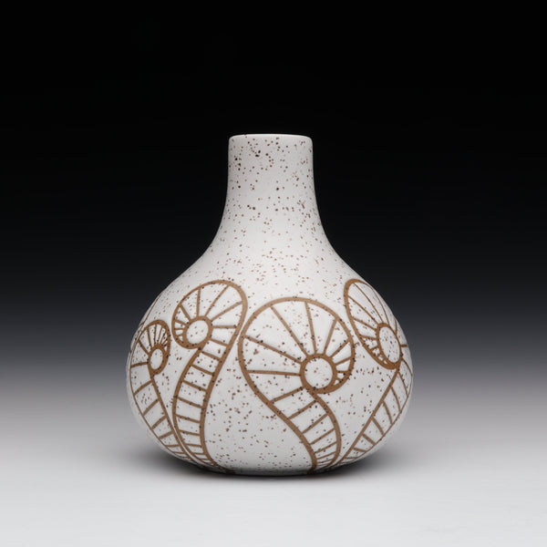 Spiral Bud Vase [4.3in / 11cm Tall]