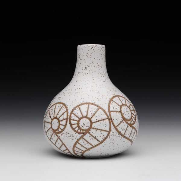 Spiral Bud Vase [4.3in / 11cm Tall]