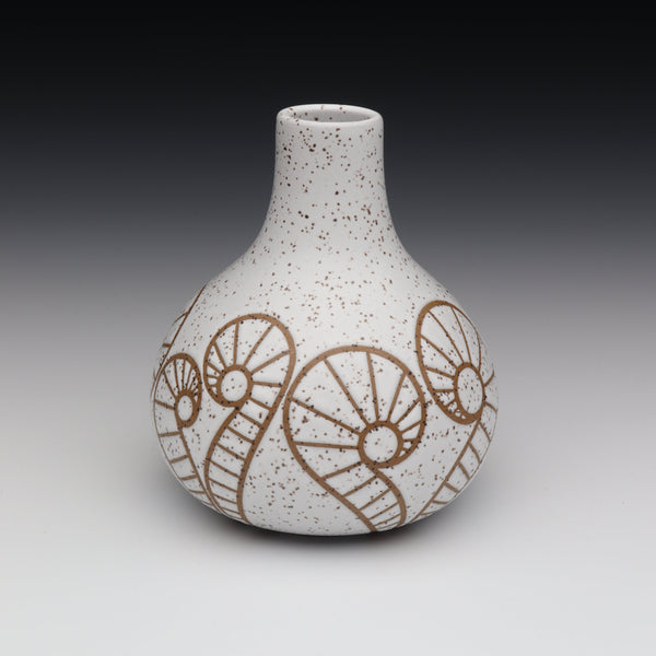 Spiral Bud Vase [4.3in / 11cm Tall]
