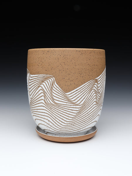 Wave Planter [5.5in / 14cm Tall]