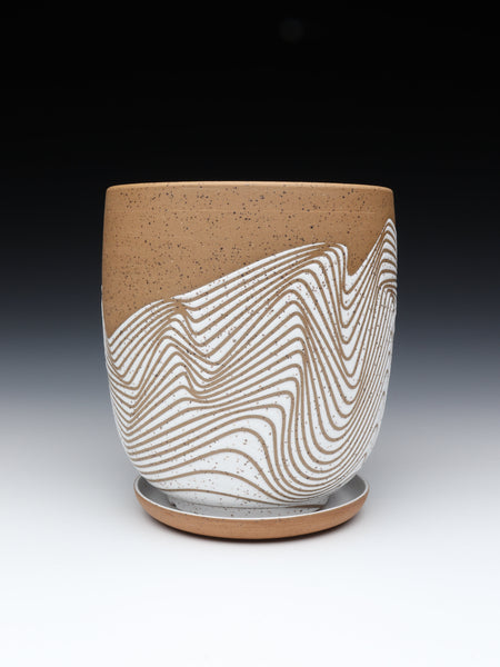 Wave Planter [5.5in / 14cm Tall]