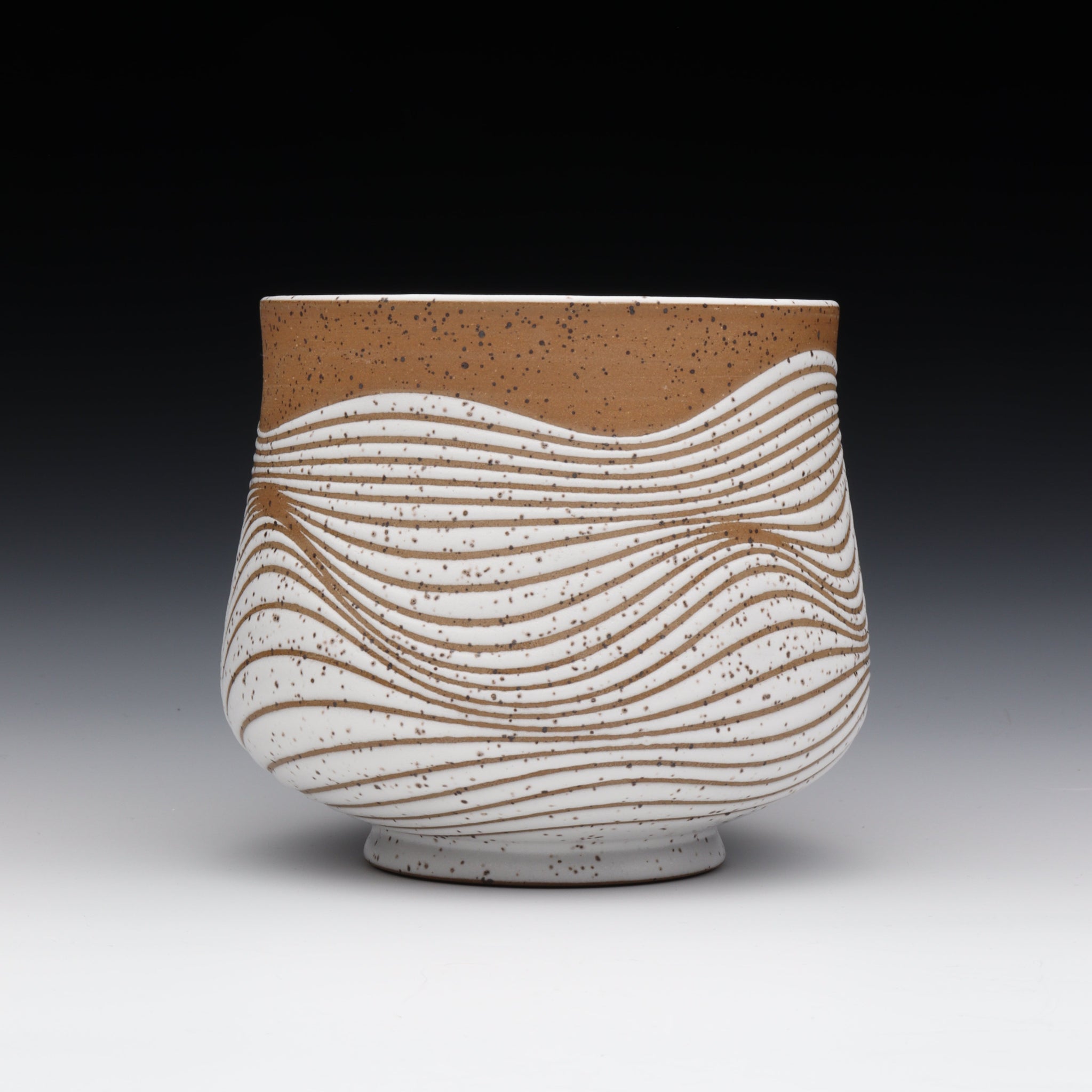 Wavy Cup [3.3in / 8.5cm Tall]