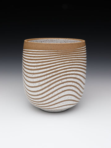 Wavy Planter [5.5in / 14cm Tall]