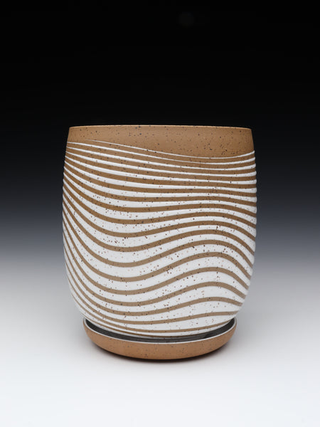 Wavy Planter [5.5in / 14cm Tall]
