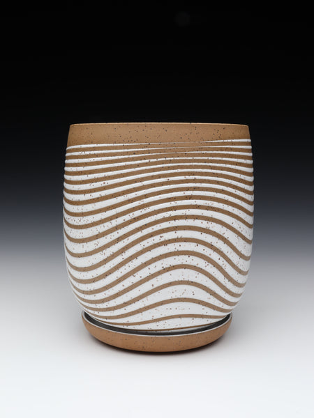 Wavy Planter [5.5in / 14cm Tall]