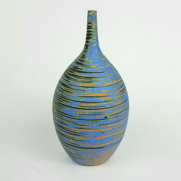 Vase with Layered Underglaze