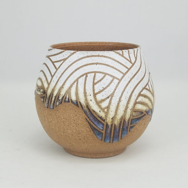 Planter on Speckled Clay (4 in / 10 cm tall)