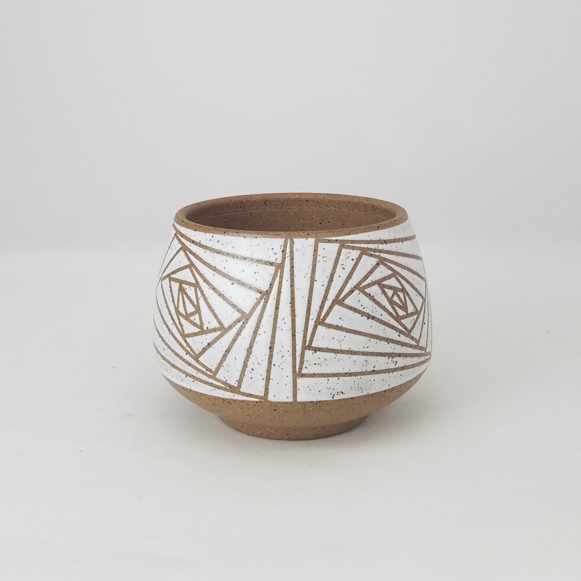 Planter on Speckled Clay (4 in / 10 cm wide)