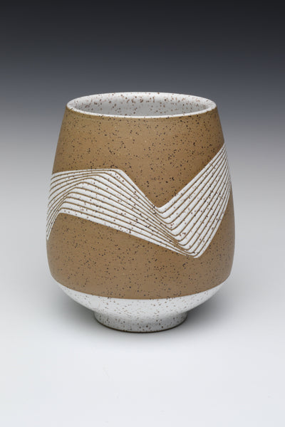 Slow Wave Vessel [6.1in / 15.5cm Tall] - SOLD - THANK YOU!