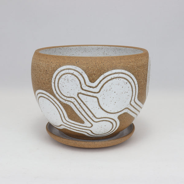 Planter on Speckled Clay, 5.75 in / 14 cm Wide