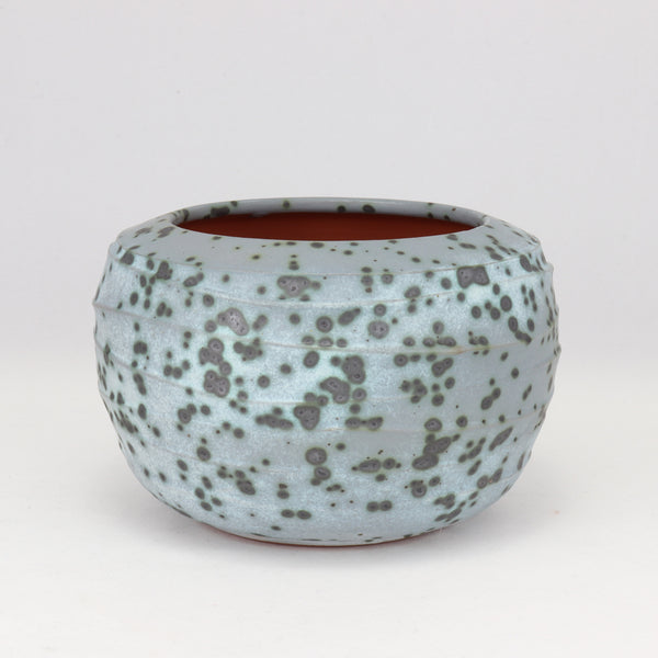 Moonscape Planter on Speckled Clay, 5.5 in / 14 cm Wide