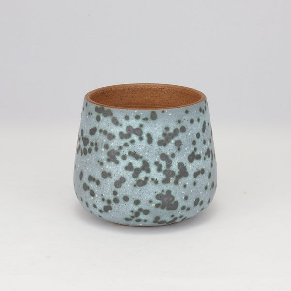 Small Moonscape Planter on Speckled Clay,  3.5 in / 19 cm Wide