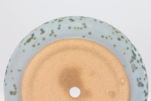 Moonscape Planter on Speckled Clay (with minor defect), 7 in / 18 cm