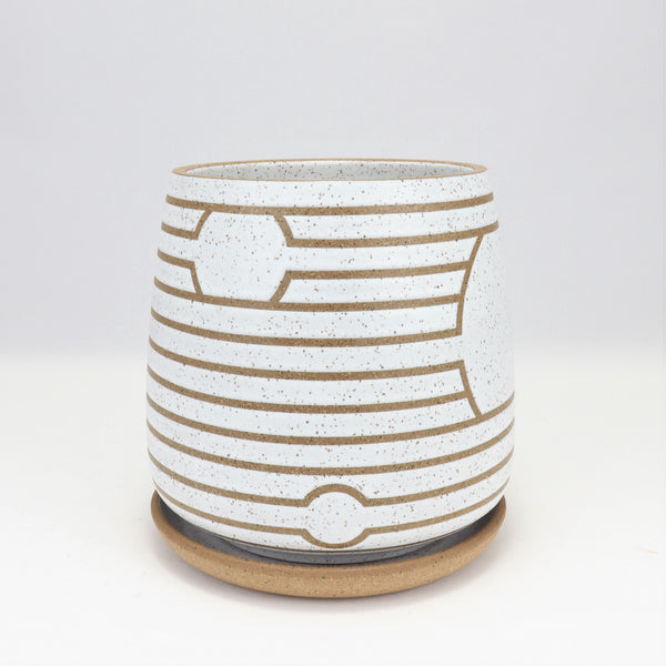 Rising Planter on Speckled Clay, 6 in / 15.5 cm Tall (P13)